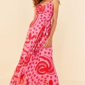 FARM Rio Octocool Wrap Dress